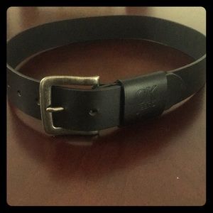 Calvin Klein Black Leather Belt